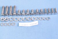 Jawa 250 komplettes Motorrad-Schraubenset Kyvačka-polierter Edelstahl
