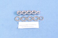 Jawa 250 komplettes Motorrad-Schraubenset Kyvačka-polierter Edelstahl