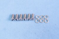 Jawa 250 komplettes Motorrad-Schraubenset Kyvačka-polierter Edelstahl