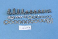 Jawa 350 Jawa 350 komplettes Motorrad-Schraubenset Kyvačka-polierter Edelstahl