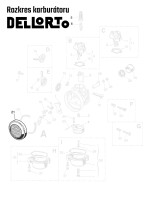 Luftfilterpatrone Vergaser Dellorto Babetta - Metall