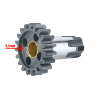 Rad mit Nabe Jawa 350 Typ 638, 639, 640 - Tschechische Republik - 2. Typ