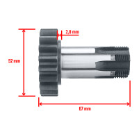Rad mit Nabe Jawa 350 Typ 638, 639, 640 - Tschechische Republik - 2. Typ