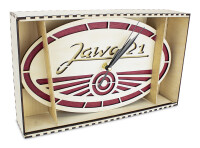 Geschenkbox aus Holz für Jawa - Uhr