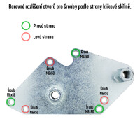 Motortrennvorrichtung für Motorgehäuse Simson S50–SR80