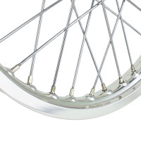 Komplettrad Simson Alufelge 1,6 x 16 (Speichen chrom) für Scheibenbremse – DPR