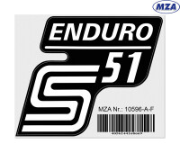 Aufkleber Seitendeckel S51 Enduro – MZA