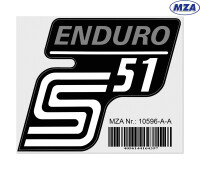 Aufkleber Seitendeckel S51 Enduro – MZA