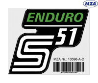 Aufkleber Seitendeckel S51 Enduro – MZA