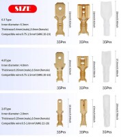 Satz Flachstecker mit Schutzhüllen (315 Stück)