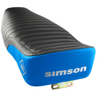 Sitzbank komplett Simson S51 Enduro – schwarz/blau – MZA