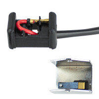 Kurzschlussschalter Babetta – verchromt – komplett