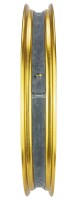 Rad komplett Pionier 05, 20, 21, 23 – Felge Alu gold + Speichen chrom – DPR