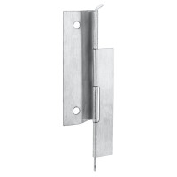 Scharnier Seitendeckel Jawa Pionier 550, 555 – links – Edelstahl