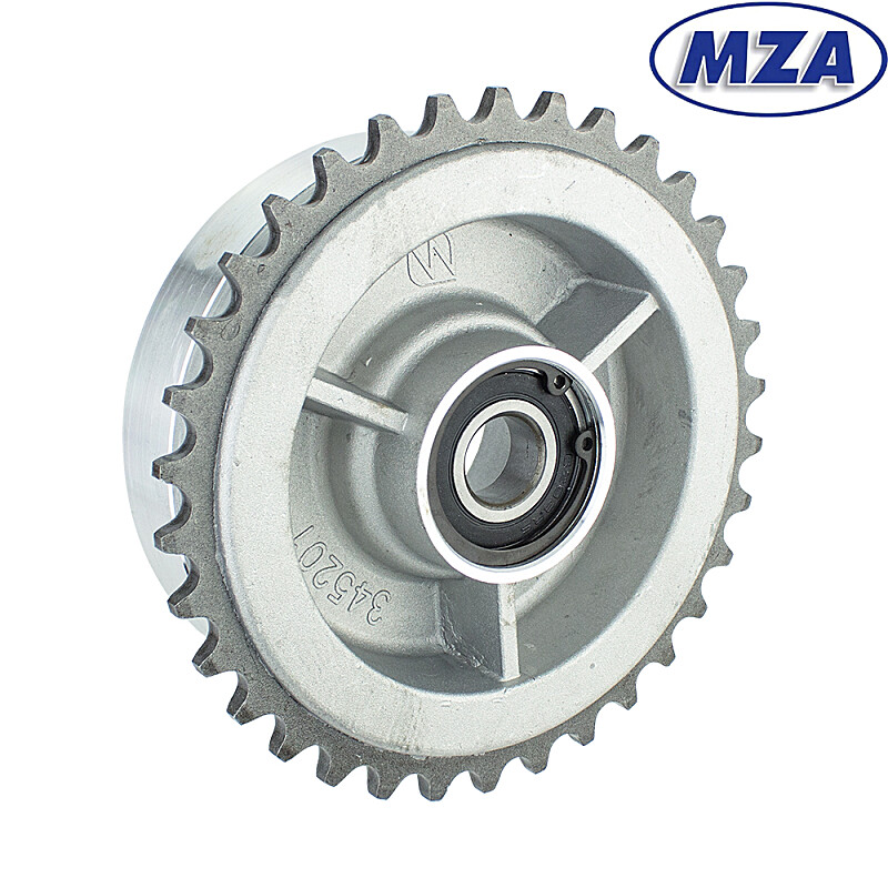 Kettenrad hinten 34 Z. mit Lager Simson S51 - MZA