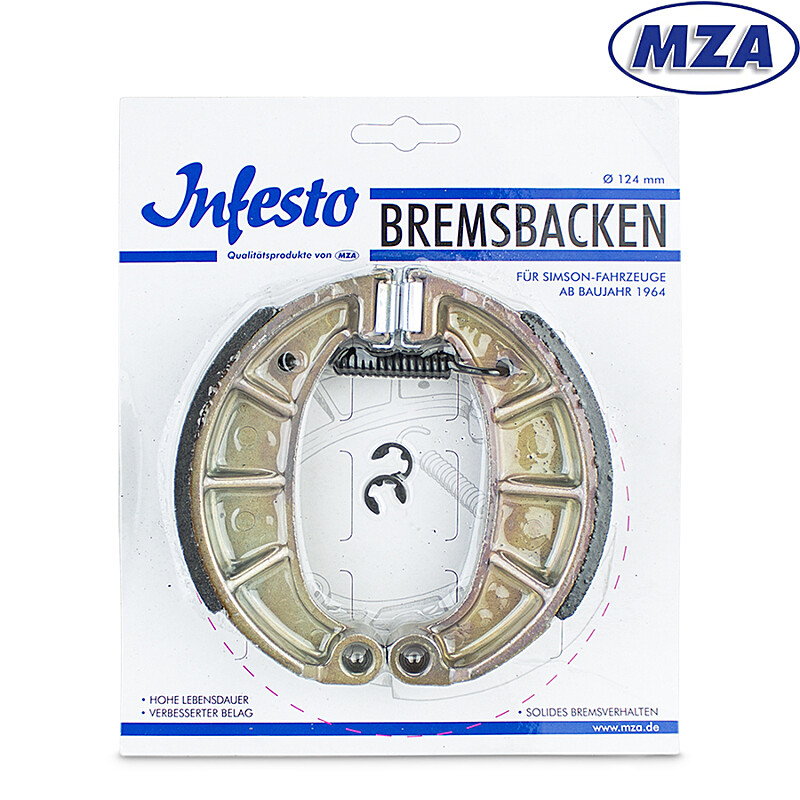 Bremsbacken Simson Standard nach Originalvorlage (Satz) – MZA