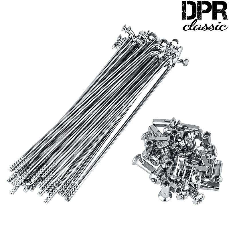 Radspeichensatz Simson für 16-Felgen (M3,5x143,5) – Chrom – DPR