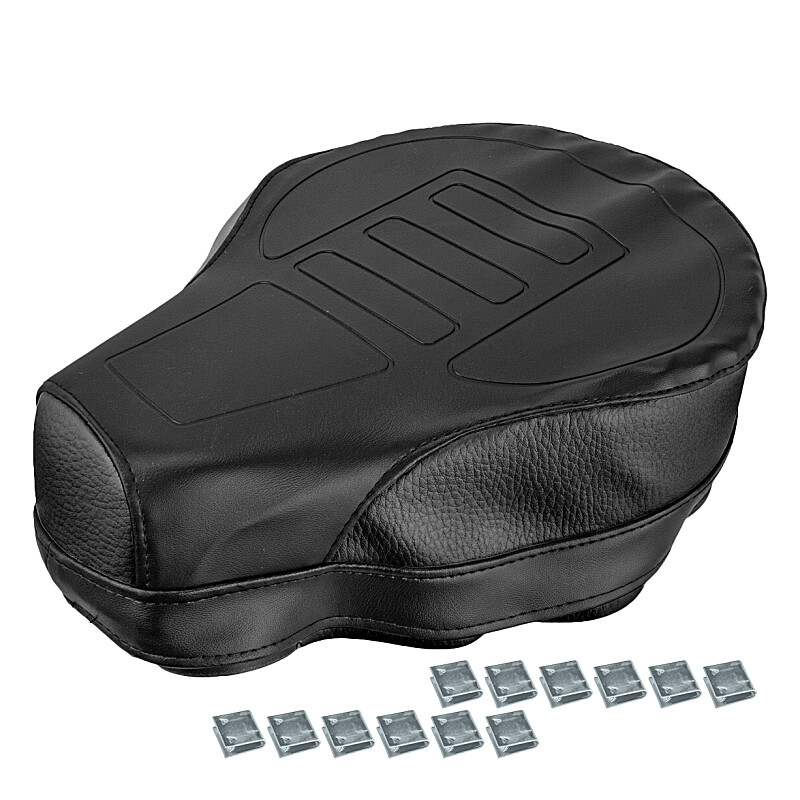 Sitzbankbezug Babetta 210, 225 – schwarz + Klammern – Tschechien