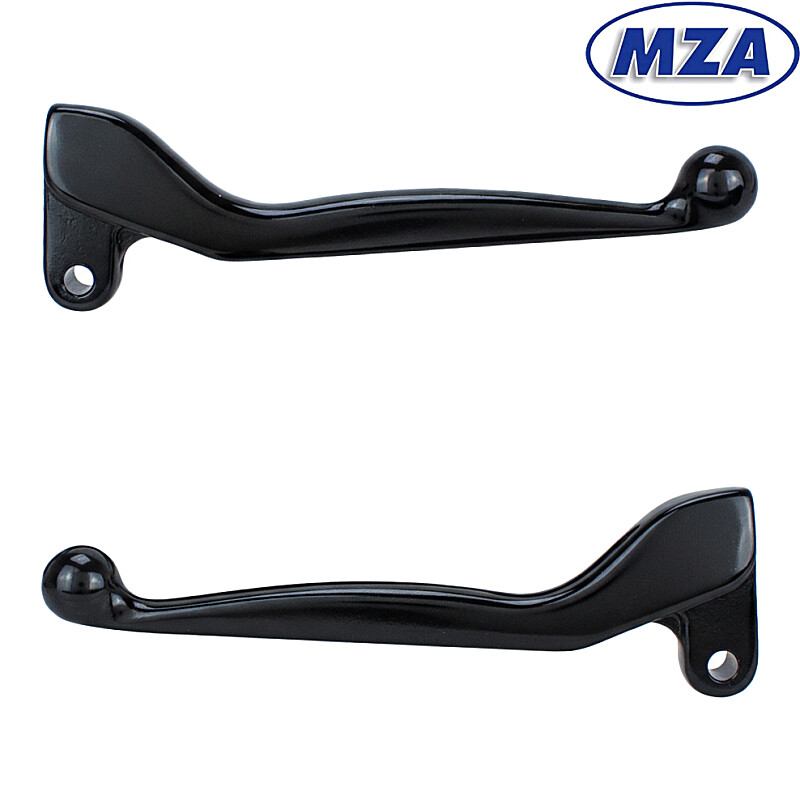 Aluminium-Hebel Simson S51, SR50 - Set PL - schwarz - MZA