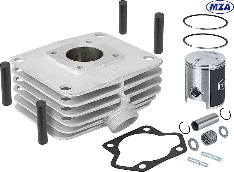Zylinder 70 ccm Simson mit Nikasil-Beschichtung – MZA – Set