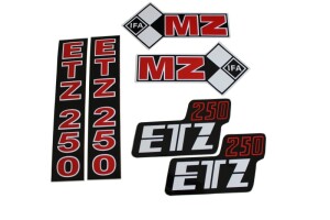 Satz Aufkleber MZ ETZ 250