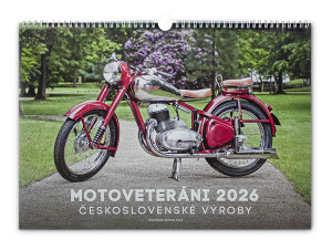 Kalender Tschechische Motorräder 2026 - 42x32cm