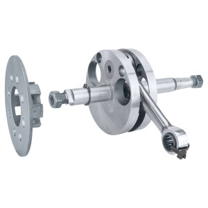 Kurbelwelle Stadion mit Mitnehmer - SPORT - Profi - Hub 46mm - Dreikant
