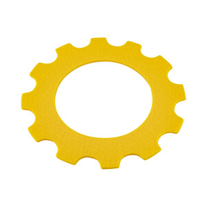 JAWA Tankdeckel Filz - gelb - Sale