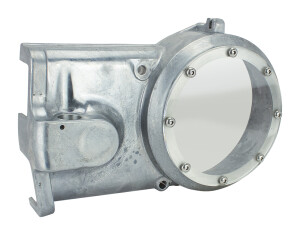 Motordeckel Simson – Aluminium – rechts mit Schauglas