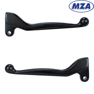 Aluminium-Hebel Simson S51, SR50 - Set PL - schwarz - MZA