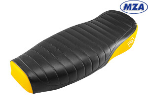 Sitzbank komplett Simson S51 Enduro – schwarz/gelb – MZA